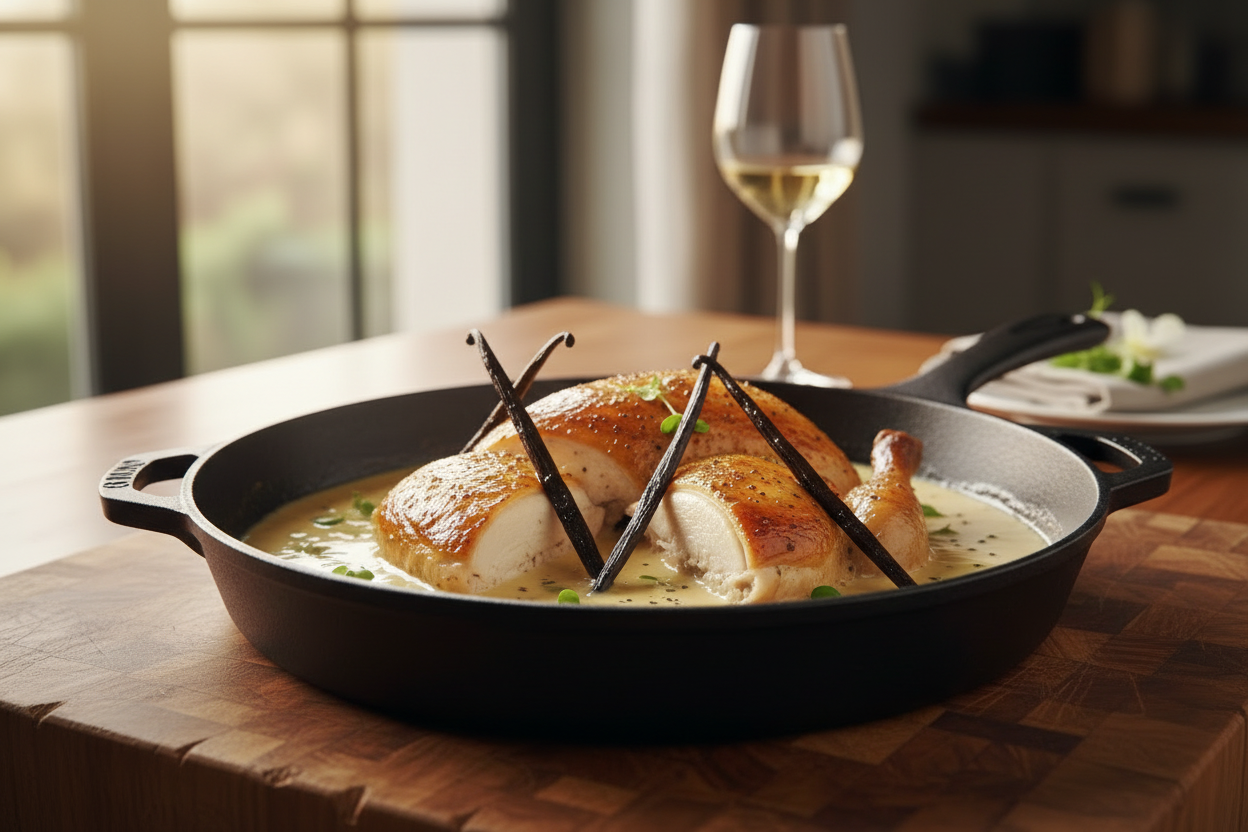 Il Pollo alla Vaniglia (Poulet à la Vanille)
