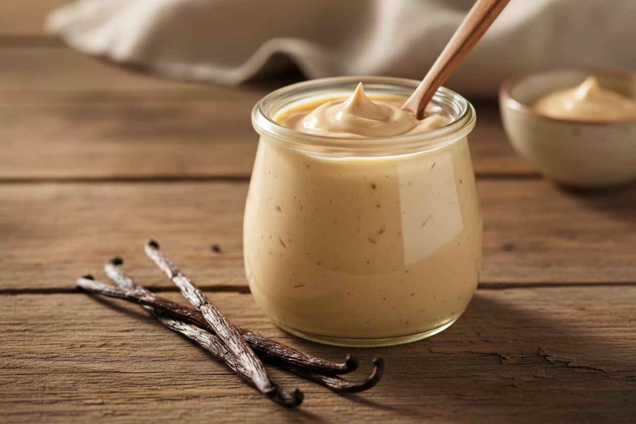 Crema alla vaniglia bourbon del Madagascar