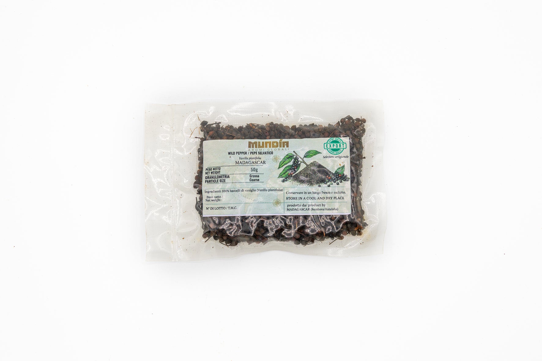 Pepe nero selvatico del Madagascar – Spezia Rara Gourmet